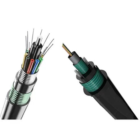 Double Jacket Double Armored Fiber Optic Cable
