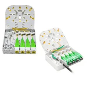 FTTH 4-Port Fiber Rosette Box (Micro ODF Box)