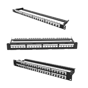 Unloaded UTP Patch Panel